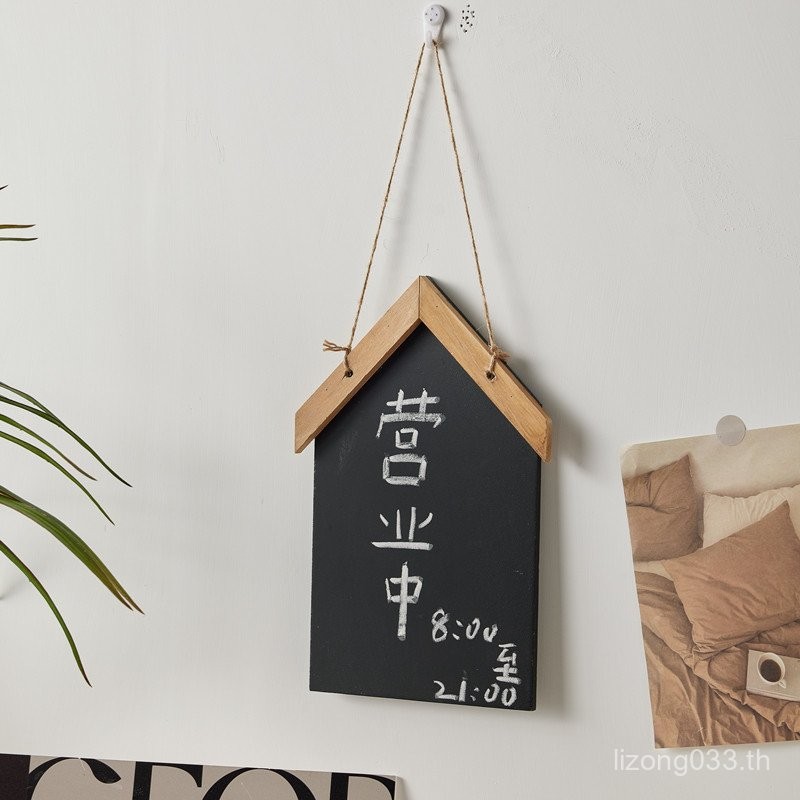 กระดานดําอเมริกัน Doorway Home Cafe Shop ตกแต่งผนัง Distressed Retro ตกแต่งขนาดเล็กรายการกระดานข้อคว