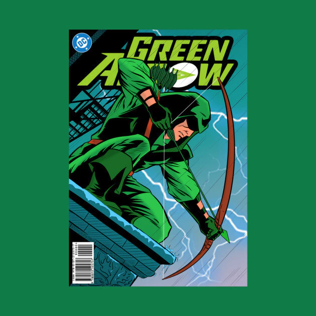 เสื้อยืด Vintage Green Arrow Oversize แขนสั้น thumbnail 9