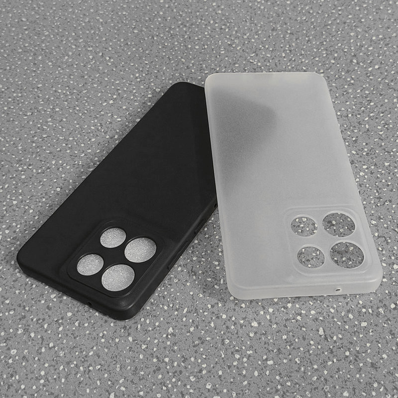 สําหรับ Motorola Moto G86 Power Soft TPU เคสโทรศัพท์ Frosted Clear สีดําซิลิโคนสําหรับ MOTO MotoG86 