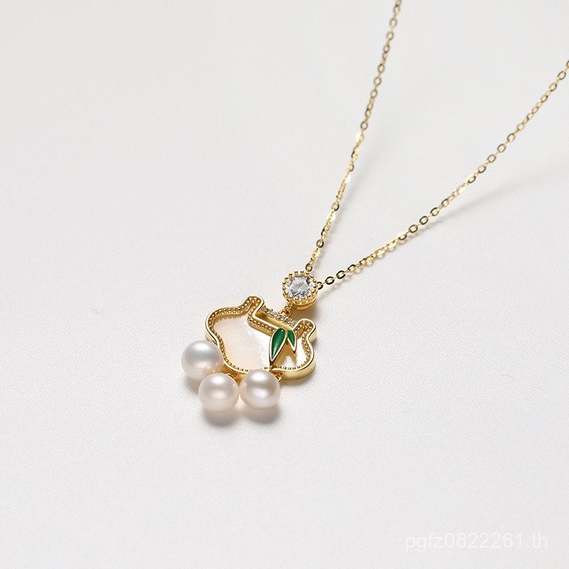 สร้อยคอมากคล้องข้อพันธ์ยกระดับไหล่ 925 สแตนเลส แบบเรียบง่าย เหมาะกับคนชอบแฟชั่นและของสะสม CTM7