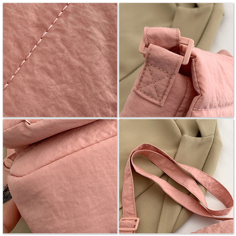 YADOU Niche design flap cloud bag เต็มไปด้วยผ้าฝ้ายกระเป๋าสะพายอเนกประสงค์สไตล์เกาหลี