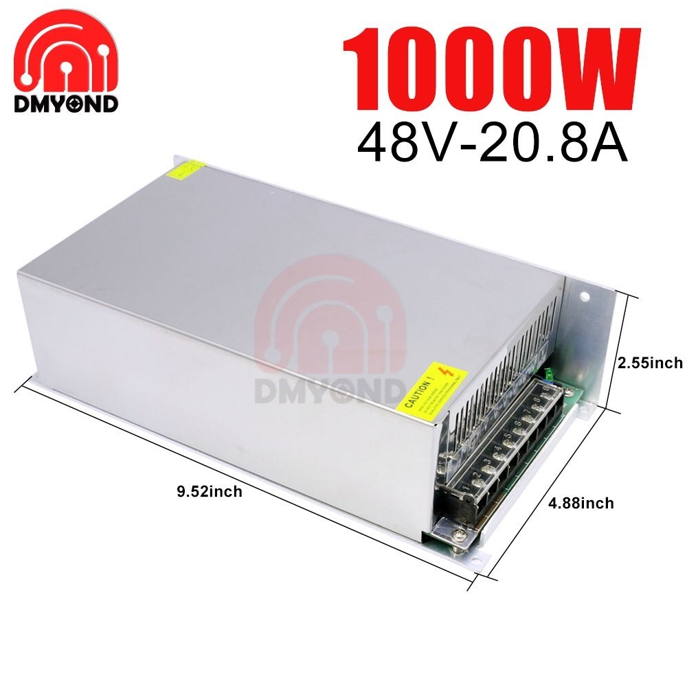 ✢Switching Power Supply S-1000-48 DC 48V 20.8A 1000W Power Supply Lighting Transformer For LED Light