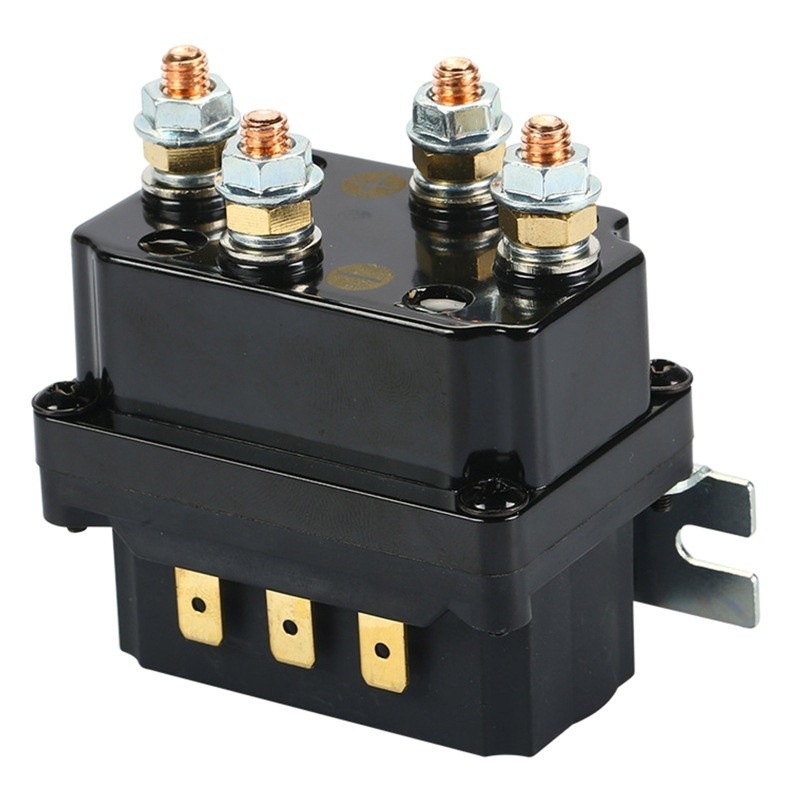 ✯Universal 250A 12 Volt Winch Solenoid Contactor Relay Winch Rocker Switch Thumb for 5000lbs-7000lbs