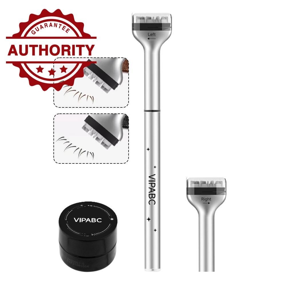 2 In 1 Lower Lash แสตมป์ Eye-liner Seal กันน้ํา Eye-liner แต่งหน้าแสตมป์เครื่องมือ A0m3