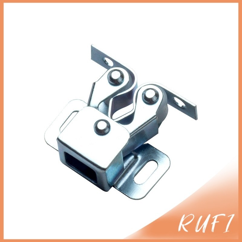 RUFI กลอนล็อคประตูตู้ ลูกกลิ้งคู่ อุปกรณ์สลักสลักฮาร์ดแวร์ ตัวล็อกล้อเลื่อน cabinet lock - รูปที่ 7