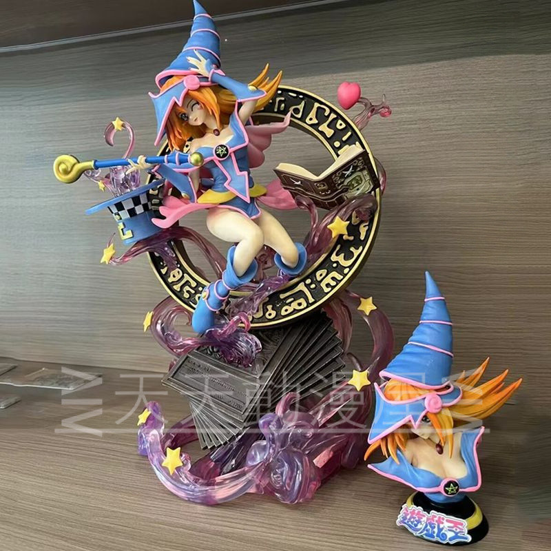 จัดส่งฟรี Yugioh Model Monster Duel Black Magic Girl Chestnut Ball Replacement Head Anime Peripheral