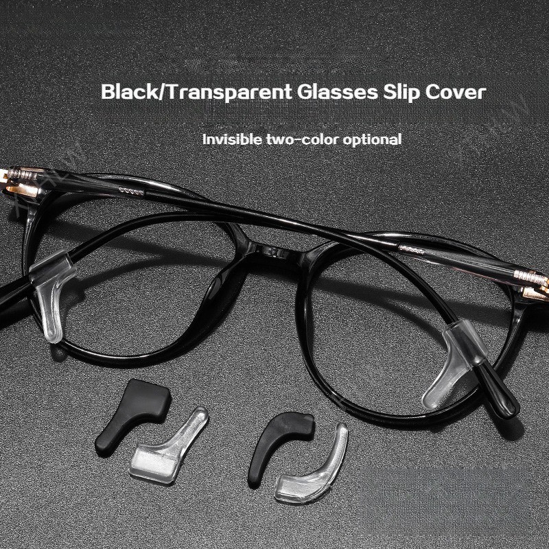 แว่นตา เคสกันลื่น ตะขอแบบพกพา ที่เกี่ยวหู ที่เกี่ยวหู ที่ครอบหู แว่นตาคงที่ ป้องกันการหล่น ซิลิโคน แว่นตา ขา ต่อต้าน-ตก ปิด อุปกรณ์ต