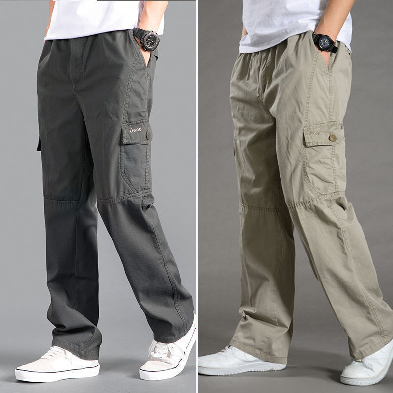 กางเกงทำงานผู้ชาย กางเกงขายาวผ้ายืด