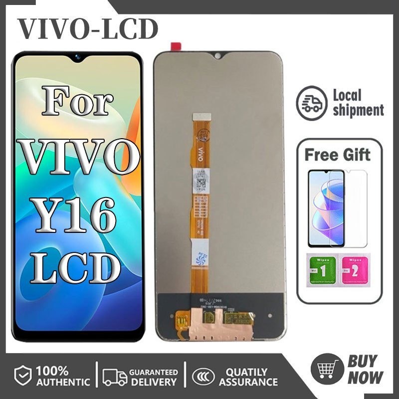 สําหรับ VIVO Y16 จอแสดงผล LCD หน้าจอสัมผัสเปลี่ยน LCD