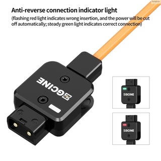 Zcgine DT-NPF D-Tap to NPF Dummy แบตเตอรี่สายถัก DC Coupler อุปกรณ์เสริมสําหรับจอภาพ/ไฟ LED วิดีโอ/ไมโครโฟน/เครื่องส่งสัญญาณไร้สาย