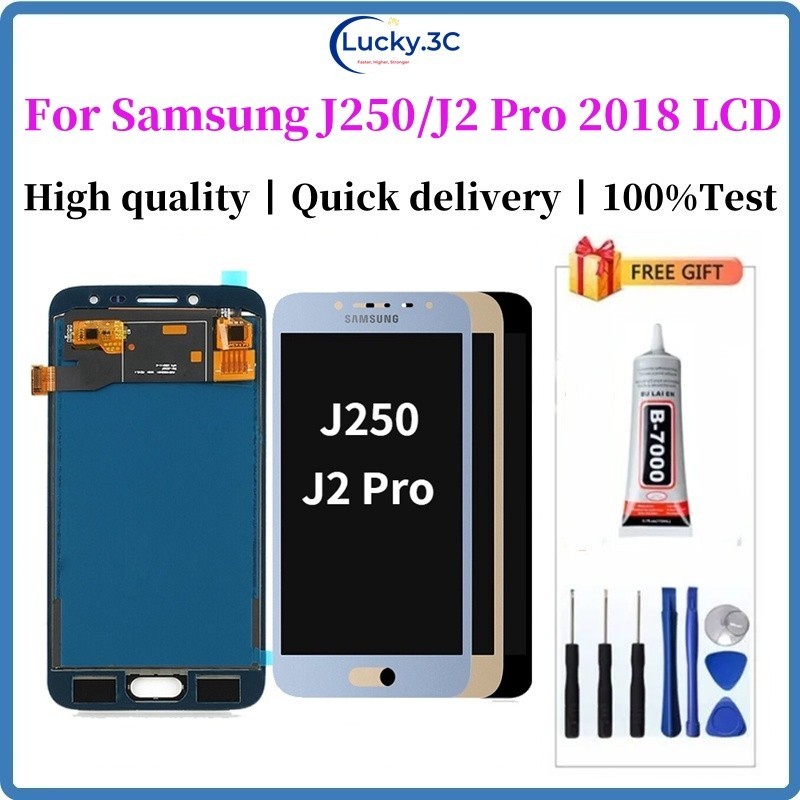 Samsung Galaxy J250 LCD LCD Monitor J2 Pro 2018 Touch Screen Digitizer Assembly