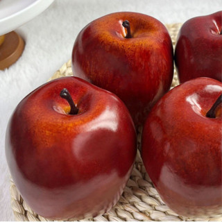 แอปเปิ้ล ปลอม แอปเปิ้ลแดง ผลไม้ปลอม ลูกใหญ่ อุปกรณ์แต่งร้านค…