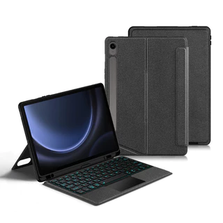 (รุ่นไทย) Magnetic Keyboard Case ไร้สายถอดแม่เหล็กคีย์บอร์ดสําหรับSamsung Galaxy Tab S9 S10 Ultra S9 S10 FE 10.9 สมาร์ทS9 S10 FE Plus S7 S8 S9 S7 FE A8 S6 lite A9 Plusกรณีแท็บเล็ต Keyboard Case
