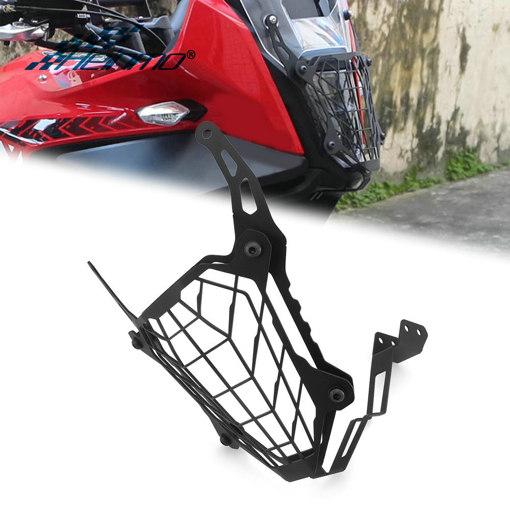 สําหรับ HONDA NX400 NX500 2023 2024 ไฟหน้า Grille Guard ฝาครอบตาข่าย