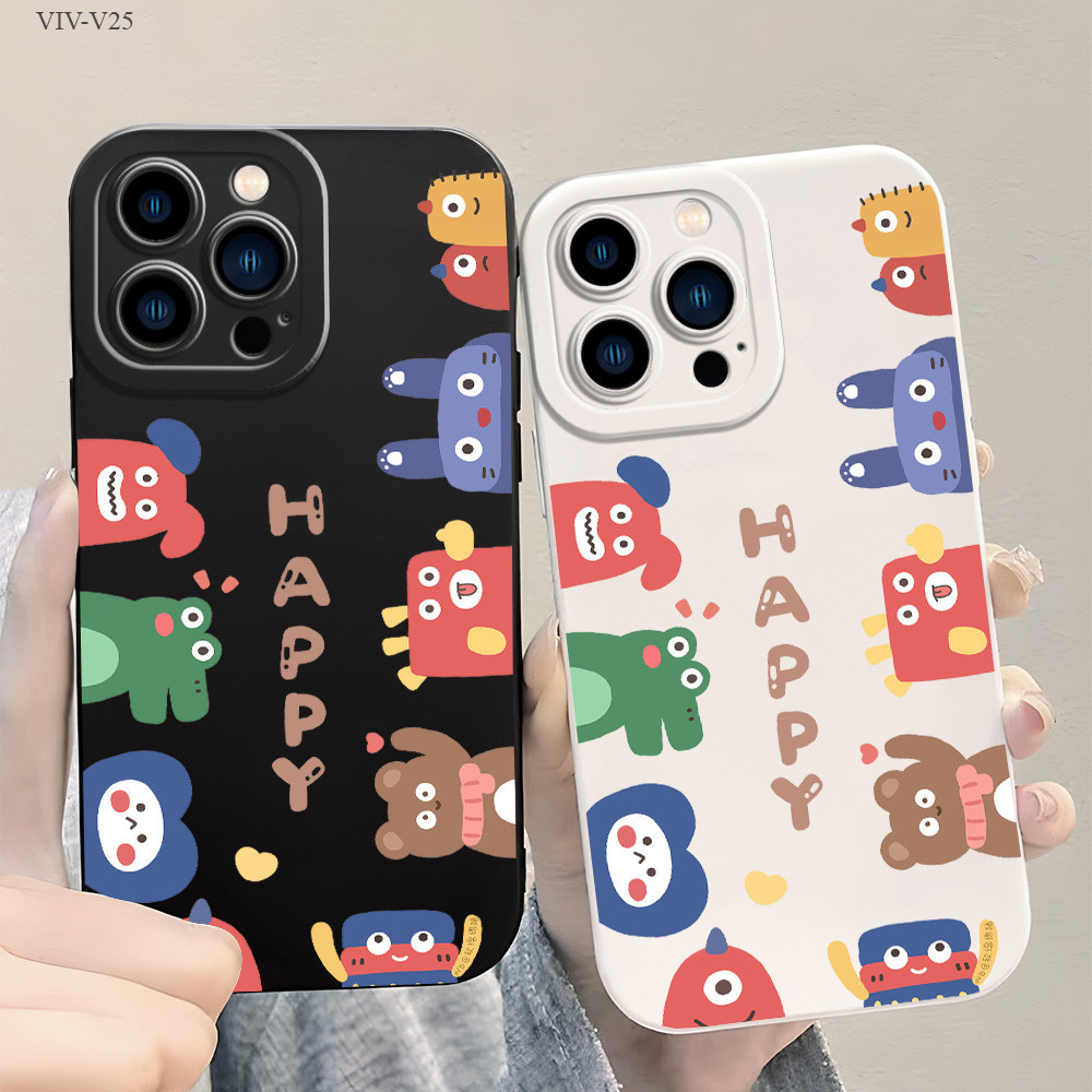 VIVO V25 V25E V23 V23E V20 T1X Pro 5G เคสวีโว่ สำหรับ Animal Paradise เคส เคสโทรศัพท์