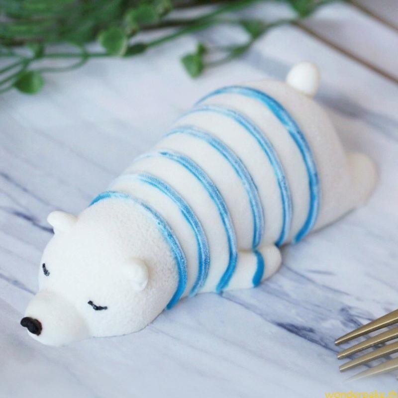 Wonder Jelly Cake Moulds Bear Dog Hippo for Crocodile Dolphin Rabbit Shaped Heat Resist