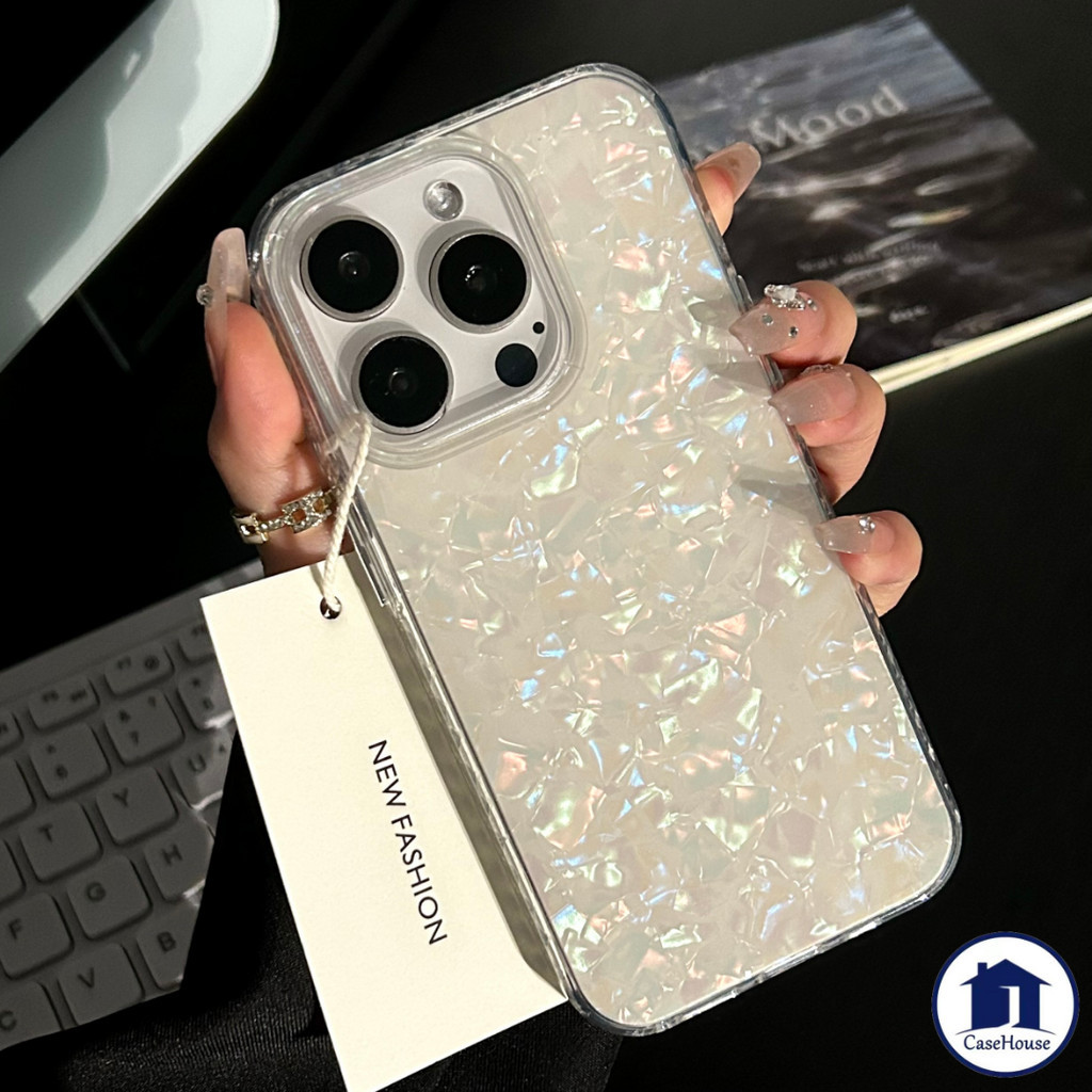 ส่งจากไทย เรียบง่าย 3D สามมิติที่ชัดเจนรูปแบบระลอกแขนนุ่ม iPhone 11 15 13 14 12 Pro Max 7 8 6 6s Plus XR X XS Max