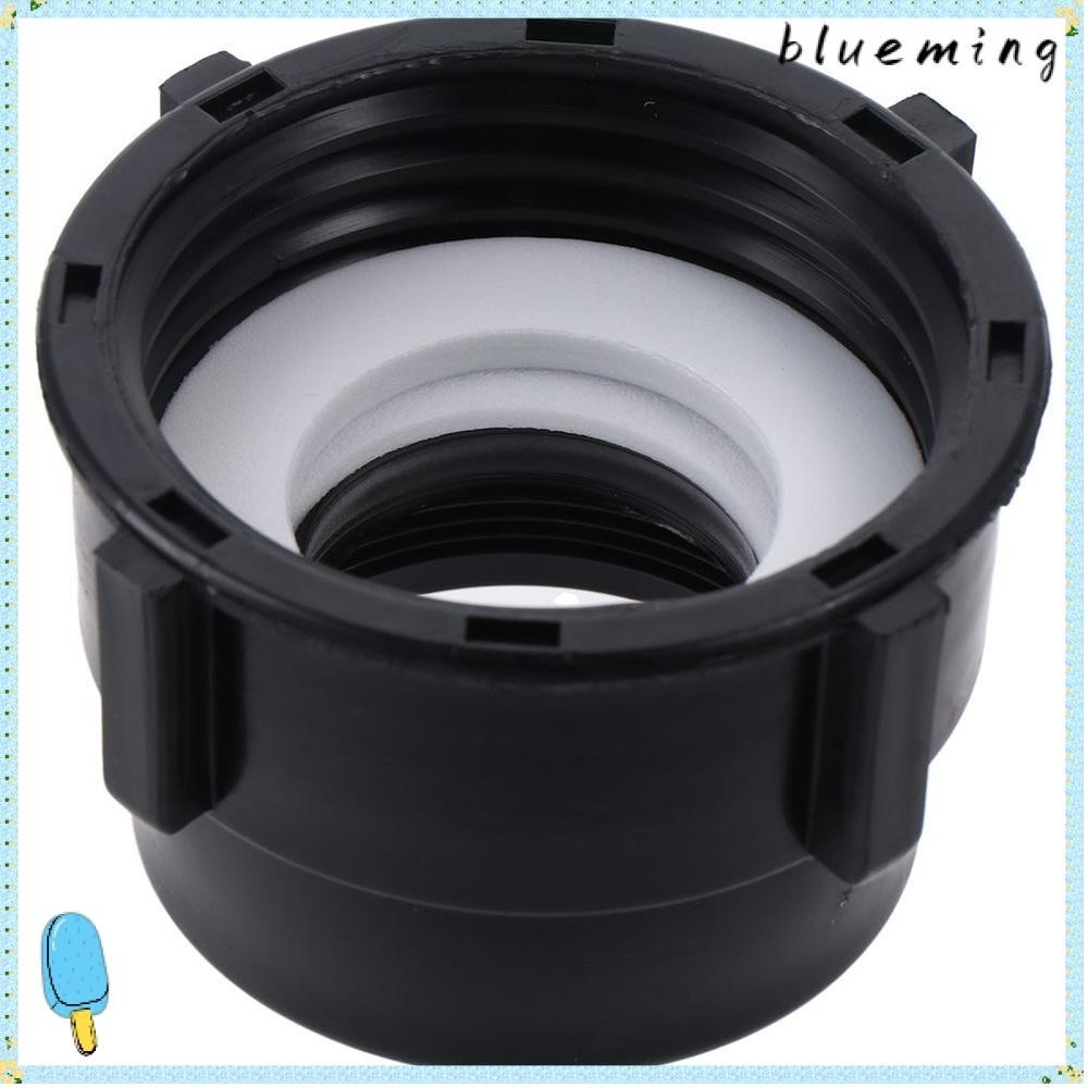 Blueming2 อะแดปเตอร์ข้อต่อถังเก็บน้ํา IBC พลาสติก สีดํา 2 นิ้ว เชื่อมต่อง่าย