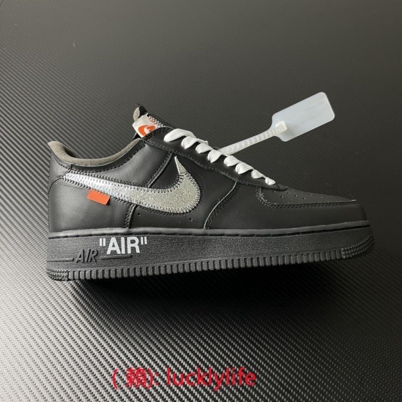 Off White x Moma x NK AIR FORCE 1 07 Virgil Black AF1 OW