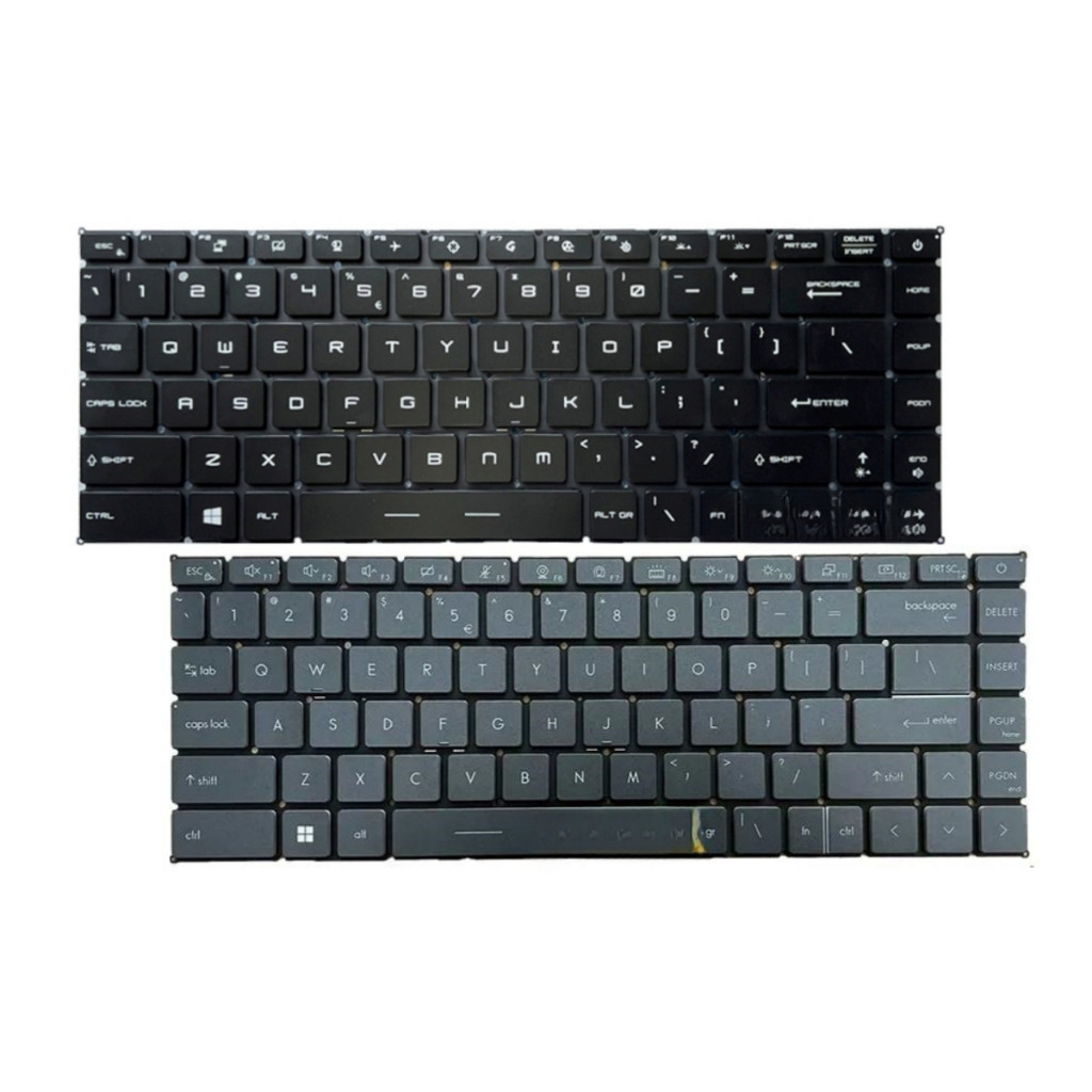 Yjx แป้นพิมพ์ภาษาอังกฤษ RGB backlight สําหรับแล็ปท็อป MSI ge66 Raider gs66 ge66 GP66 stealth 10sd 10