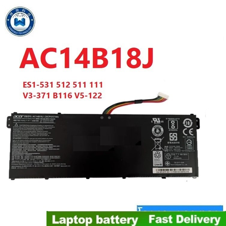 ( AC14B18J AC14B13J ) Acer Notebook Battery Aspire A315-53G E3-111 E3-112 E3-112M ES1-311 ES1-511 ES