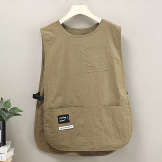 คลังสินค้าพร้อมส่ง 64×46 ซม. ผ้ากันเปื้อนครัวเรือน กันน้ำ กันเปื้อน Unisex