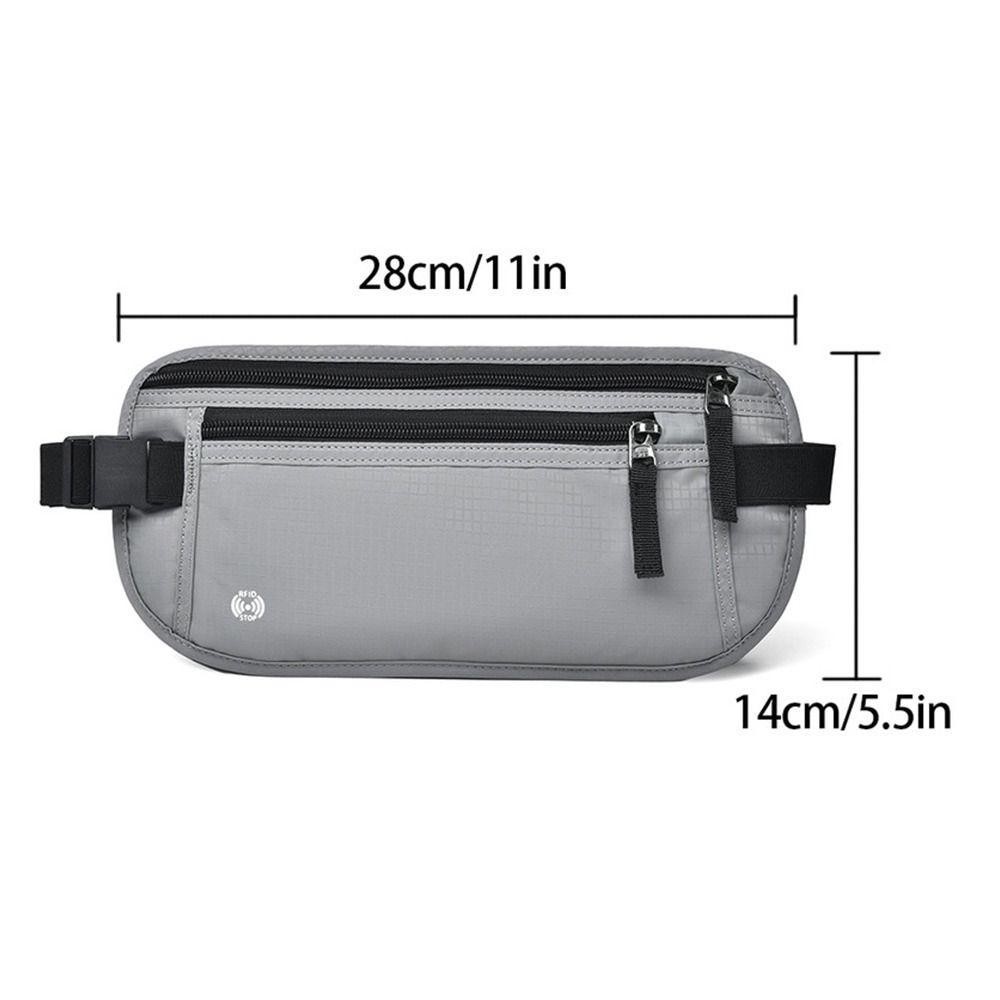กระเป๋าใส่พาสปอร์ต, กระเป๋าคาดเอวหลากสี RFID, กระเป๋าใส่โทรศัพท์รักษาความปลอดภัย กระเป๋าใบรับรองส่วนบุคคลกันน้ํา บัสซี่ทริป