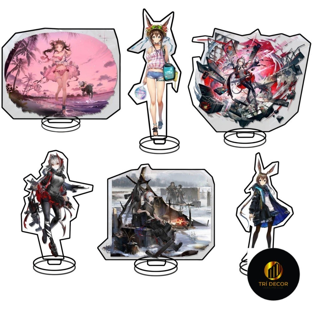 พวงกุญแจ, สแตนดี้, Arknights Hoshiguma, Nightingale, Siege, Texas Hot Game Desk Decorative