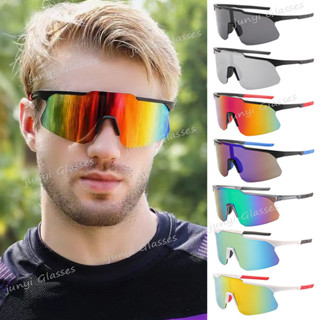 กรอบสีดําน้ําเงินขี่จักรยานแว่นกันแดดสําหรับผู้ชายผู้หญิงขี่…