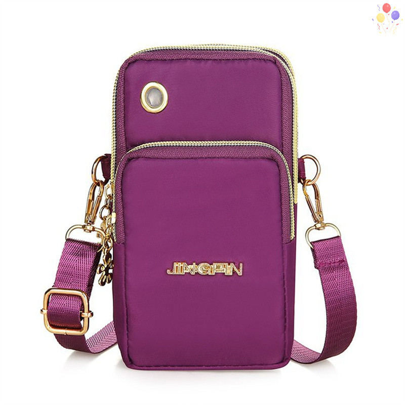 [CO] ไนลอนกันน้ําผู้หญิงกระเป๋าสะพายข้างโทรศัพท์กระเป๋าใบเล็กเคสเข็มขัดกระเป๋าสตางค์ TH