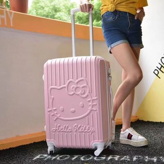 Hello Kitty ins Trendy Cute Suitcase 67cm 80cm Trolley Female Student Pull Case Universal Wheel Travel