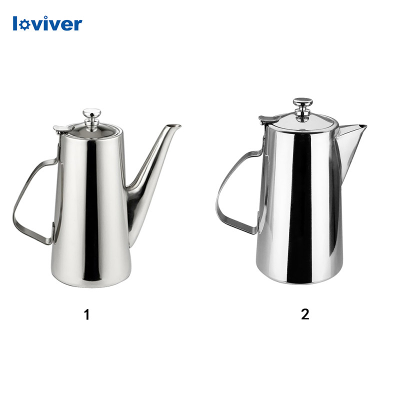 【จัดส่งในพื้นที่】เหยือกชากาแฟสแตนเลส 1.5 ลิตร/2 ลิตร เหยือกกาต้มน้ําพร้อมฝาปิด
