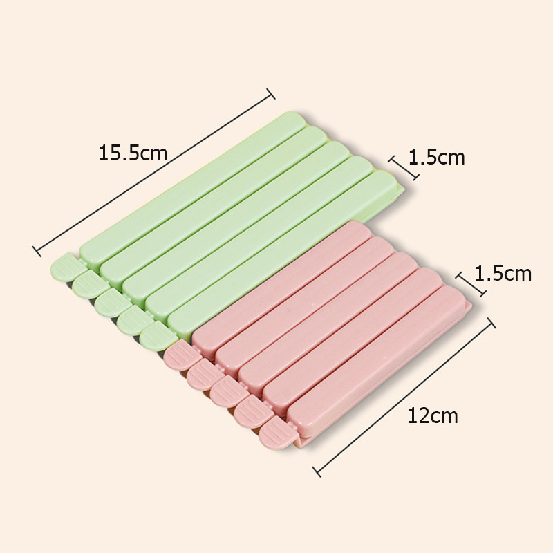 Sealing clip คลิปปิดผนึก  ข้อมูลจำเพาะ: 5 ชิ้น / 1 แพ็ค ขนาด: S / L - รูปที่ 6