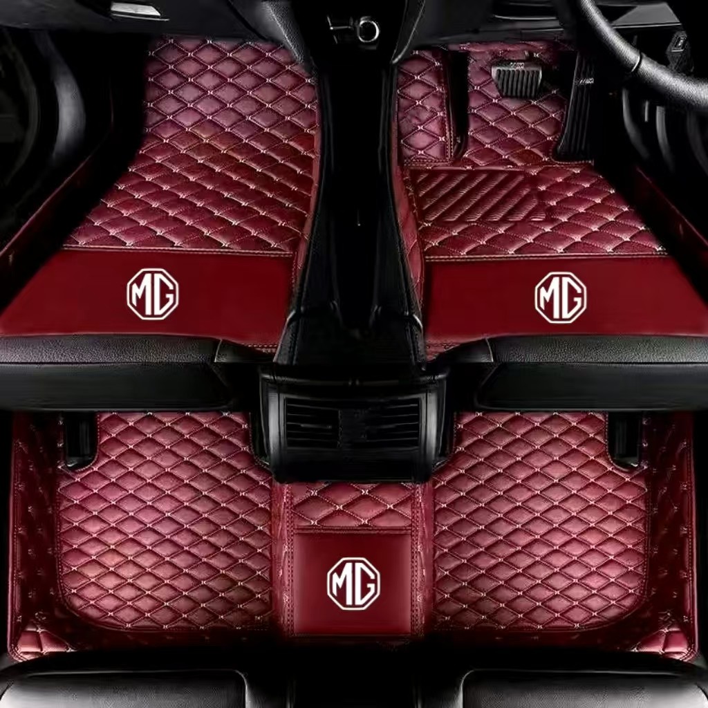Custom MG HS,MG3,MG3 SW,MG4,MG5,MG6,MG GS,MG7,S5 EV พรมปูพื้นรถยนต์ พรมรถยนต์ ขวามือขับรถหนังกันน้ํา ราคา ถูกที่สุด ดีลบีเคเค แกลเลอรีภาพที่ 5