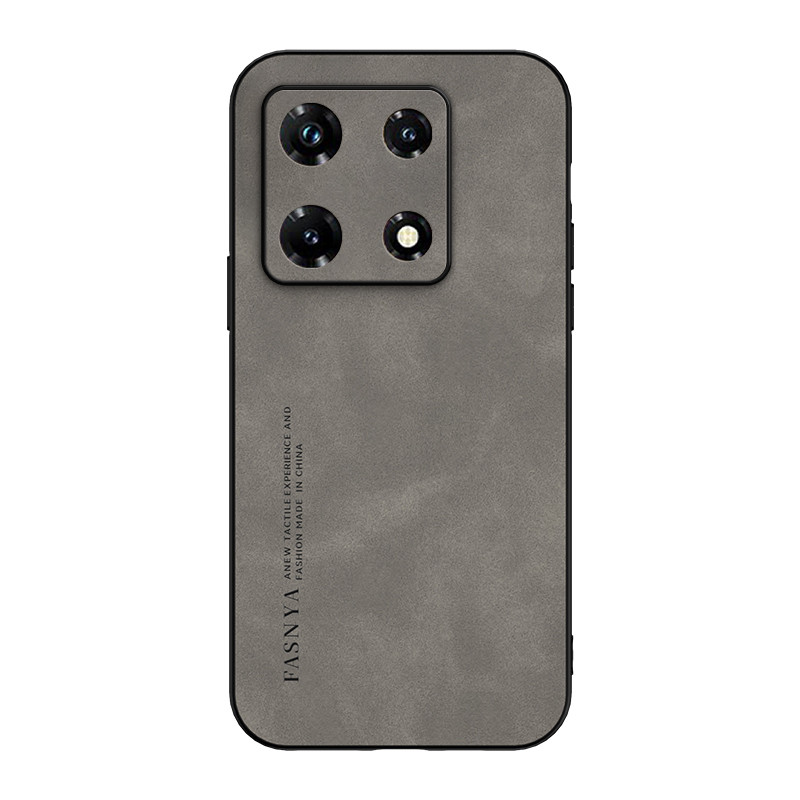 สําหรับเคสโทรศัพท์ Infinix Note 30 Pro 4G,เคสป้องกันหนังกลับหนังแกะหรูหราพร้อมขอบแข็งและนุ่ม