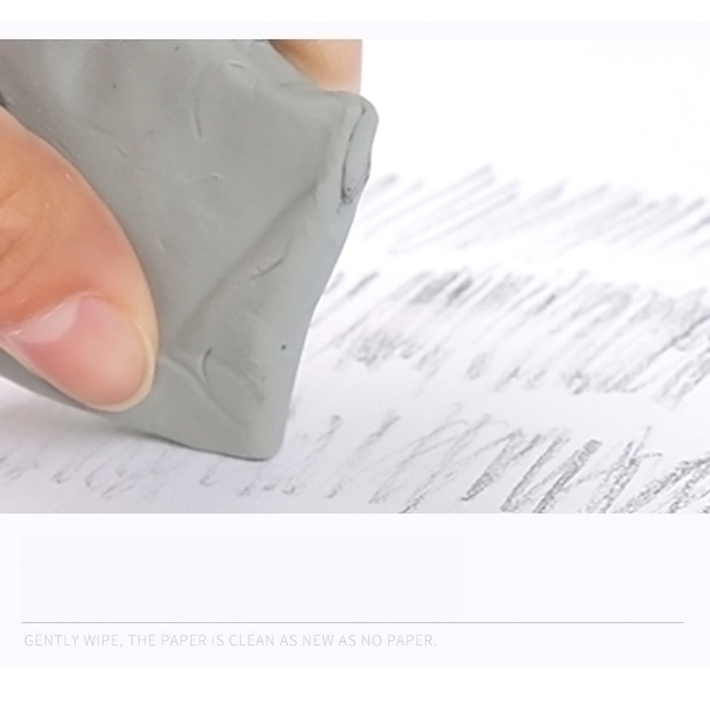 ยางลบ ซับคาร์บอน M-ER4 Morglory คุณภาพสูง ศิลปะ ปั้นได้ ยืดได้ ก้อนนุ่ม สําหรับวาดภาพ ออกแบบ ร่างภาพ ยางลบดินน้ํามัน US - รูปที่ 3