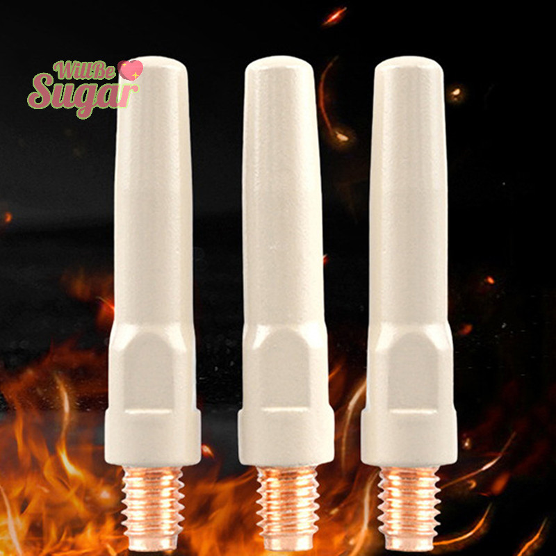 [WillBesugarT] 2 ชิ้น/เซ็ต 15AK เคล็ดลับการเชื่อมใหม่ Coag ปกป้อง 25 มม.M6 ปลายหัวฉีดแก๊ส 0.8 มม.-1.2 มม. MIG เชื่อม Torke เครื่องมือเชื่อมอะไหล่ [ใหม่]