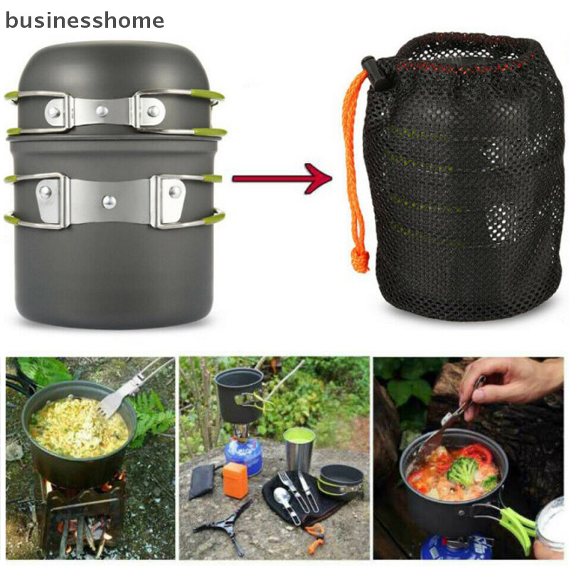 Bsth เครื่องครัวแคมป์ปิ้งเบามาก ชุดเครื่องใช้บนโต๊ะอาหารกลางแจ้ง Hiking Picnic Vary