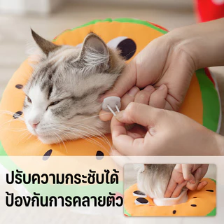 พร้อมจัดส่ง ปลอกคอสัตว์เลี้ยง ปลอกคอกันเลีย กันน้ำ คอลล่าแมว คอลล่าสุนัข คอล่าแมว collar