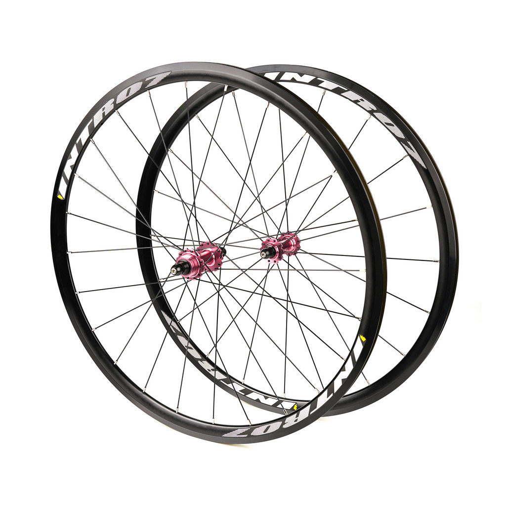 Intro7 Tech Fixie Wheelset 700C แบริ่งปิดผนึก ล้อ 20-24H น้ําหนักเบา