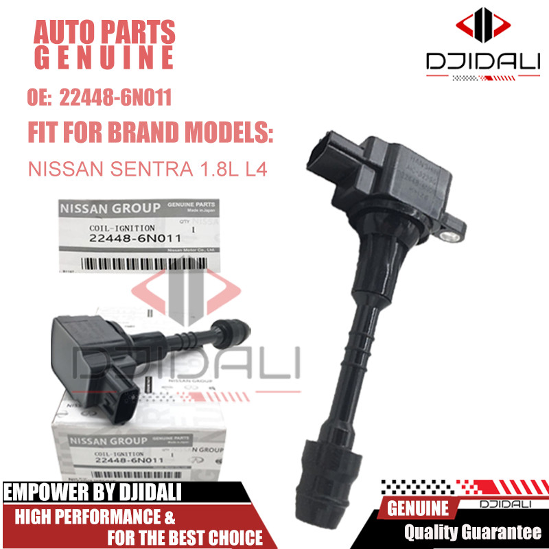 คอยล ์ จุดระเบิด 22448-6N011 สําหรับ NISSAN SENTRA 1.8L L4 2002-2006 22448-6N015 22448-6N011 224486N