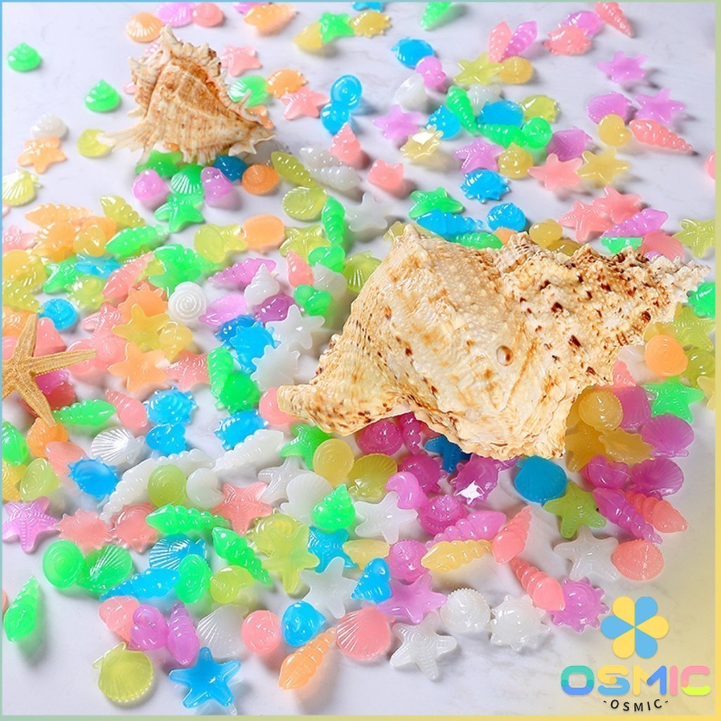 MIC หินเรืองแสง รูปหอยสังข์ ตกแต่งสวน หรือตู้ปลา ขนาดหิน 2-3cm Luminous Stone - รูปที่ 6
