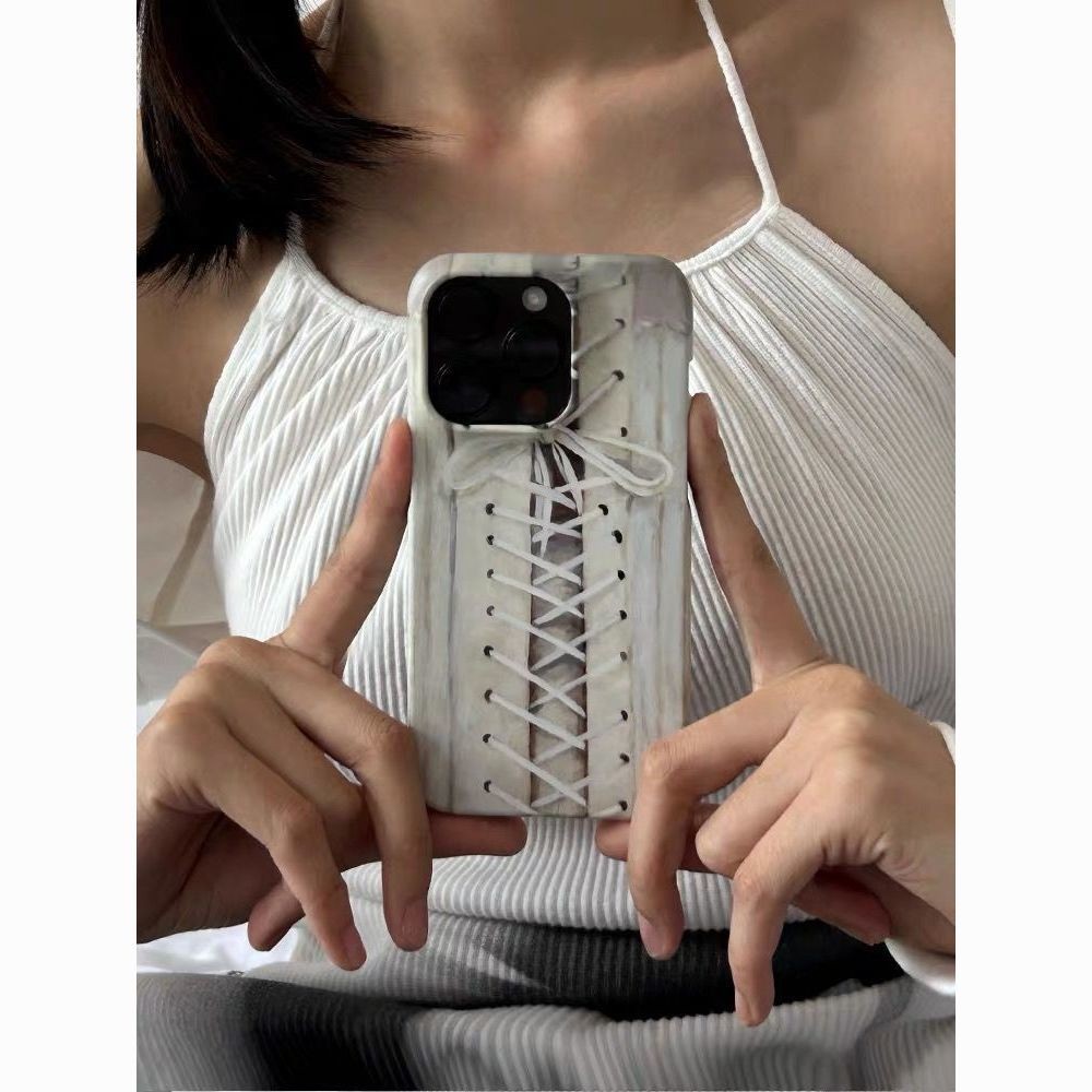 Insสไตล์retroจีบฟิล์มเคสโทรศัพท์เหมาะสําหรับiphone 7 8 PLUS 11 12 PRO 15 14 PLUS 13 14 15 ProMax X X