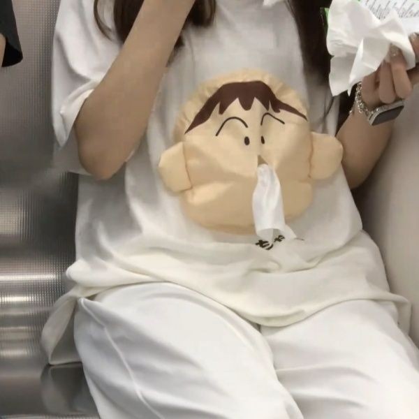 Creative Fun Crayon Shin-Chan กระดาษพกพายอดนิยม 3D Dumb Paper เสื้อยืดแขนสั้น Creative Fun Crayon Shin-Chan กระดาษพกพายอดนิยม 3D Dumb Paper เสื้อยืดแขนสั้น 24.9.2
