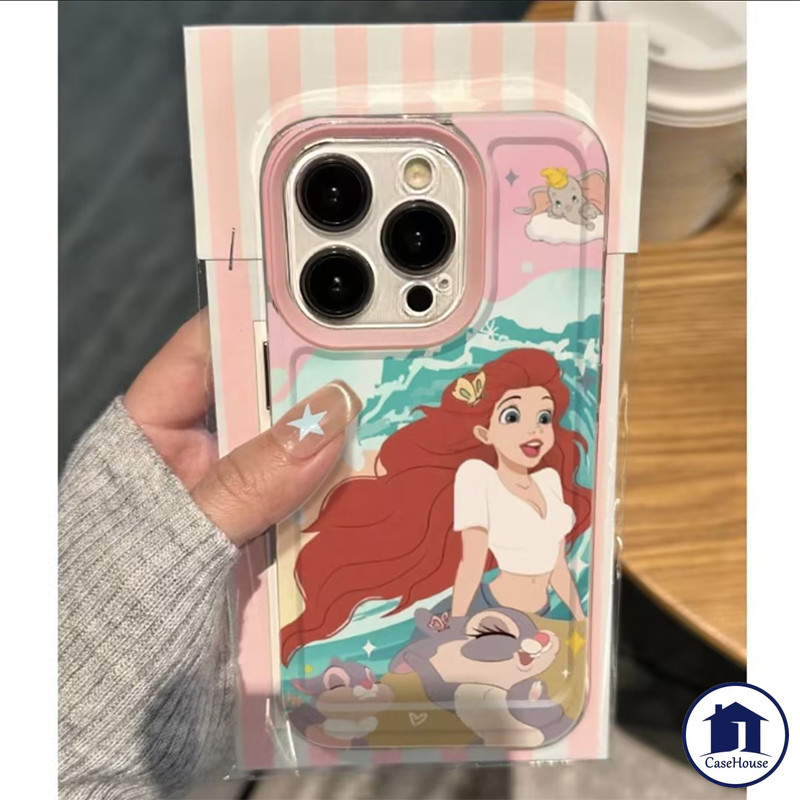 เคสนิ่มใสลายเจ้าหญิงเงือกน่ารัก เข้ากันได้กับ OPPO A16 A54 A38 A17 A5s A15 A12 A58 A7 A57 A5 A53 A33 A12E A78 A18 A3s A9