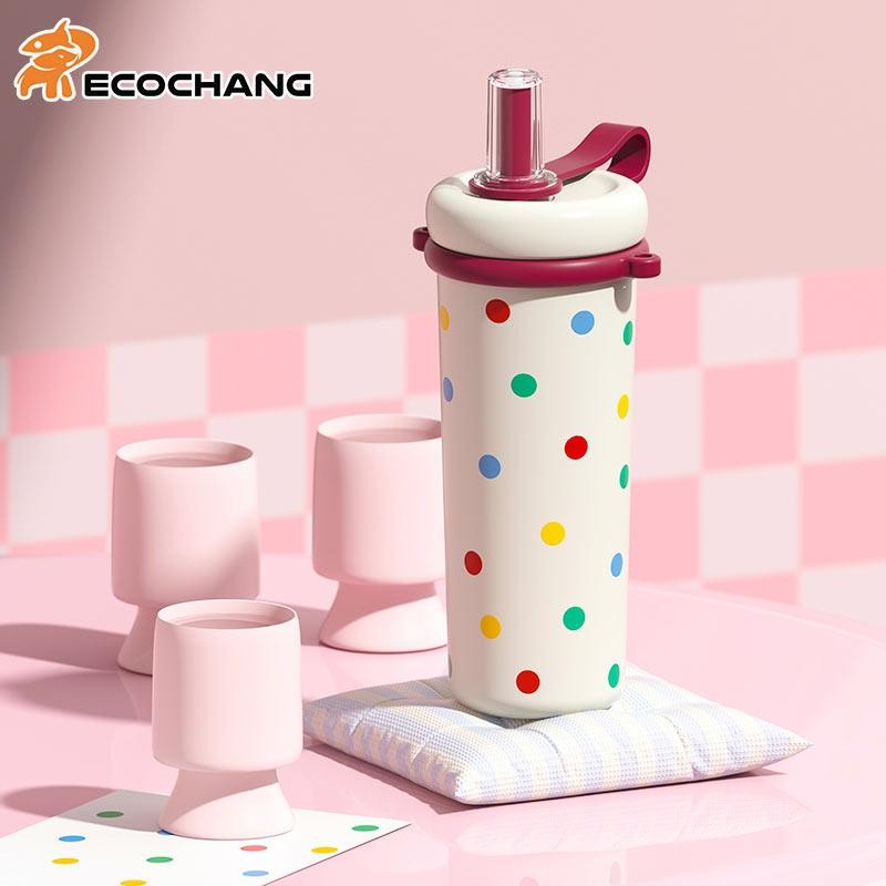 STAR+แก้วสแตนเลส316 เคลือบเซรามิก ขนาด 730 มล. มีหลอดดูด มีหูหิ้ว Starplus - รูปที่ 6