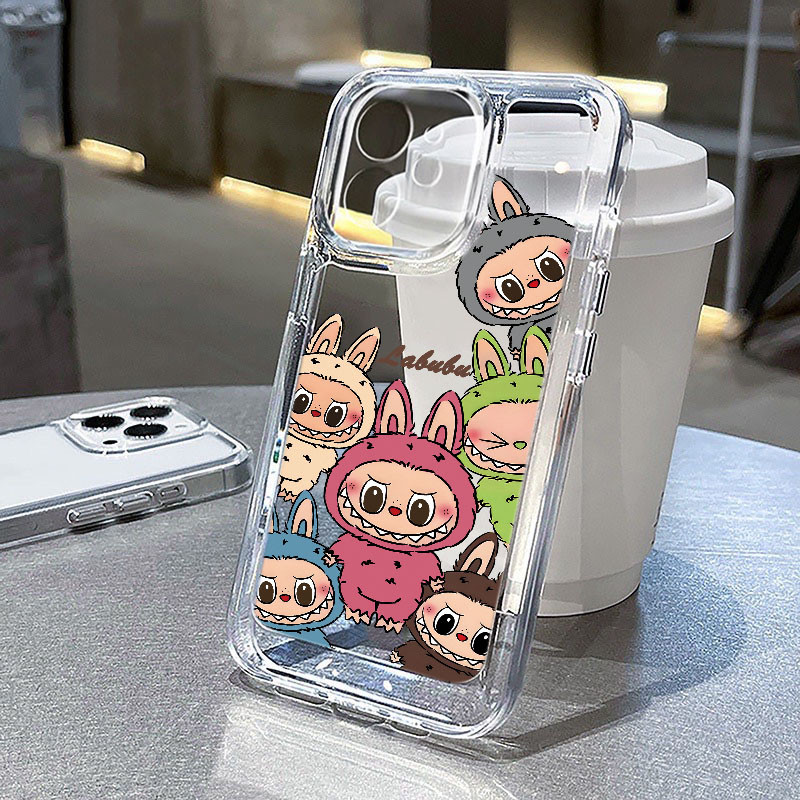 Labubu เคส สำหรับ iPHONE 16 16Pro 16Plus 16Promax 16 15 14 13 12 11 Pro Promax Plus 6,7,8 Plus X Xs Xr Max TP 029
