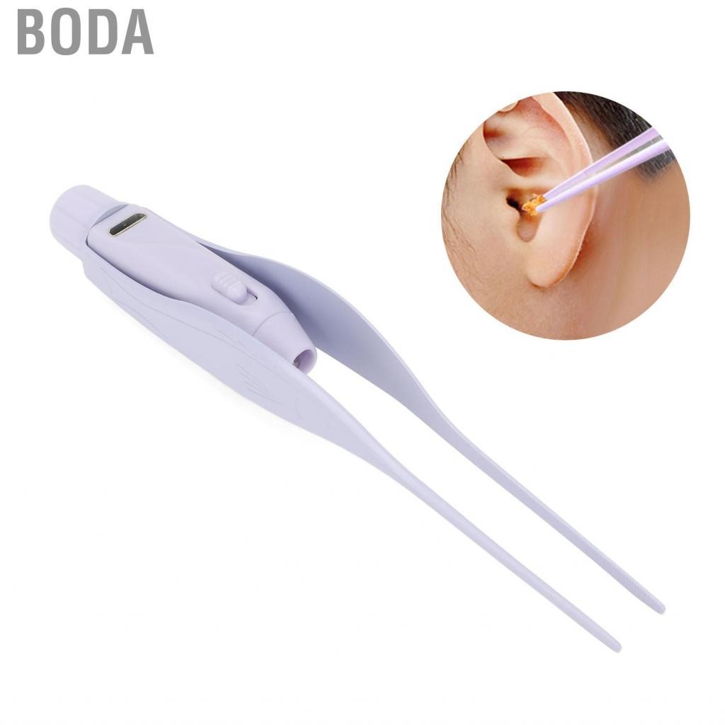 Boda Earwax Cleaner แหนบแสงเครื่องมือกำจัดใบหูทำความสะอาดด้วย