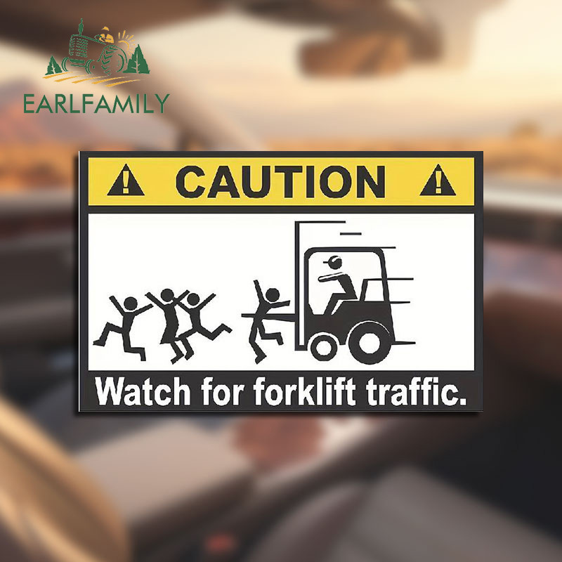 EARLFAMILY 13 ซม.x 8.4 ซม.สําหรับนาฬิการะวังสําหรับรถยกการจราจรรถสติกเกอร์ครีมกันแดดแฟชั่น Decals Cr