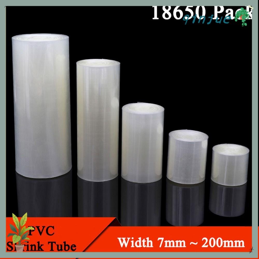 Printli ท่อหดความร้อน PVC 18650 แบตเตอรี่ลิเธียม 18650 ยาว 1 เมตร หดได้ กว้าง 30 มม.-200 มม. แบตเตอร